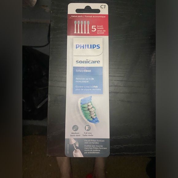 Phillips Sonicare Simply Clean Replacement Brush Heads (Packs Of 5) - Picture 2 of 3